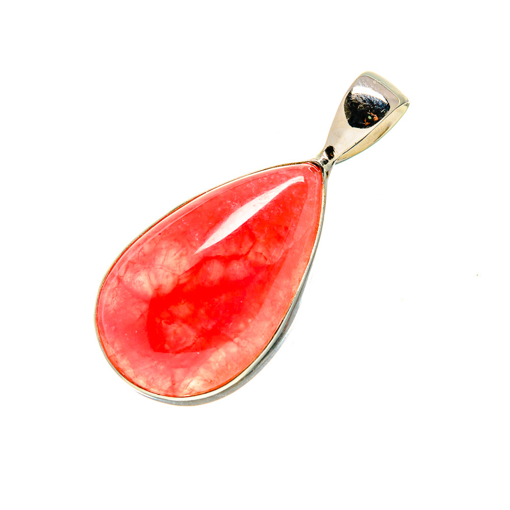 Pink Agate Pendants handcrafted by Ana Silver Co - PD745694