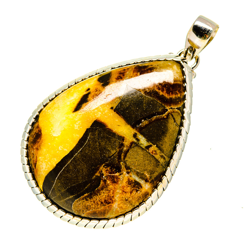 Septarian Nodule Pendants handcrafted by Ana Silver Co - PD745736