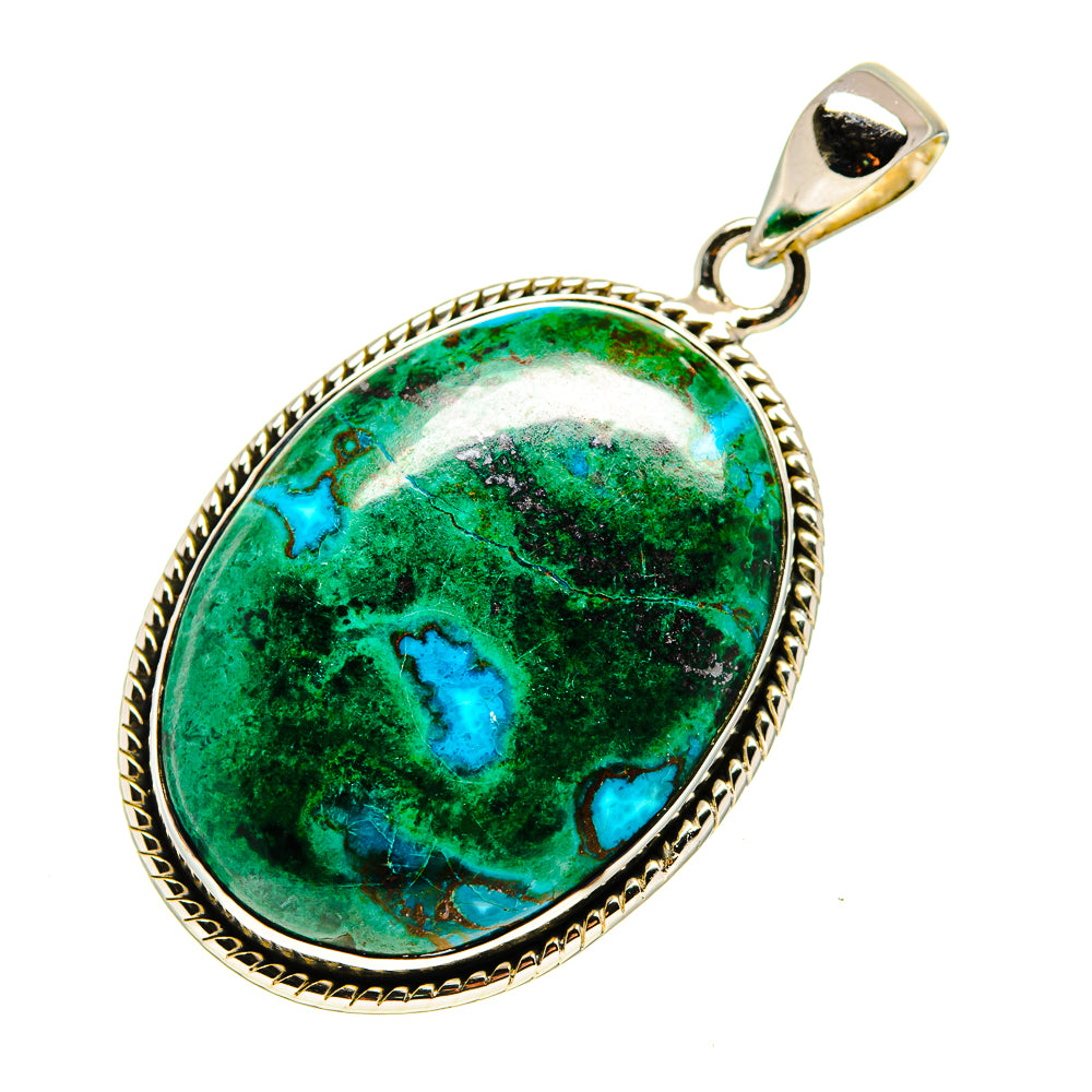 Chrysocolla Pendants handcrafted by Ana Silver Co - PD745811
