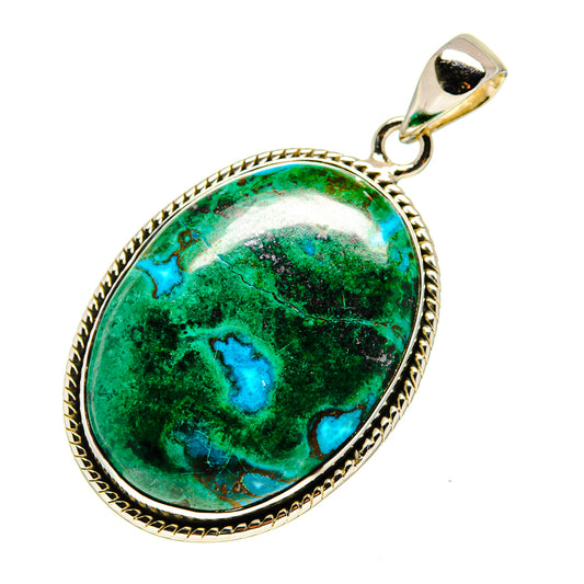 Chrysocolla Pendants handcrafted by Ana Silver Co - PD745811