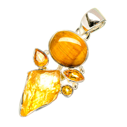 Tiger Eye Pendants handcrafted by Ana Silver Co - PD7459
