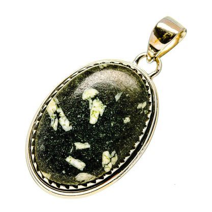 Rainforest Jasper Pendants handcrafted by Ana Silver Co - PD745973 - Photo 2
