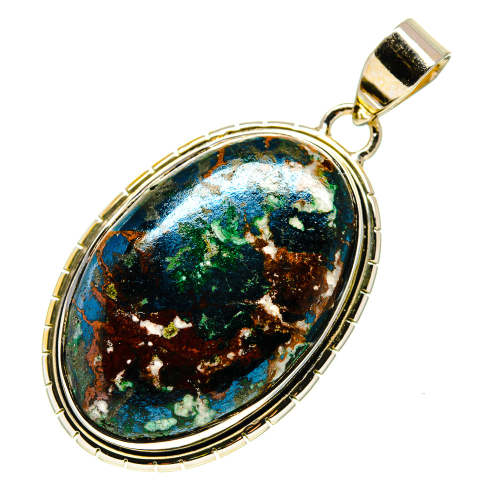 Chrysocolla Pendants handcrafted by Ana Silver Co - PD746076