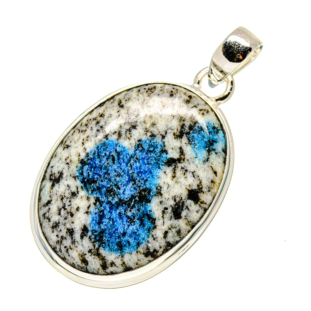 K2 Blue Azurite Pendants handcrafted by Ana Silver Co - PD746082