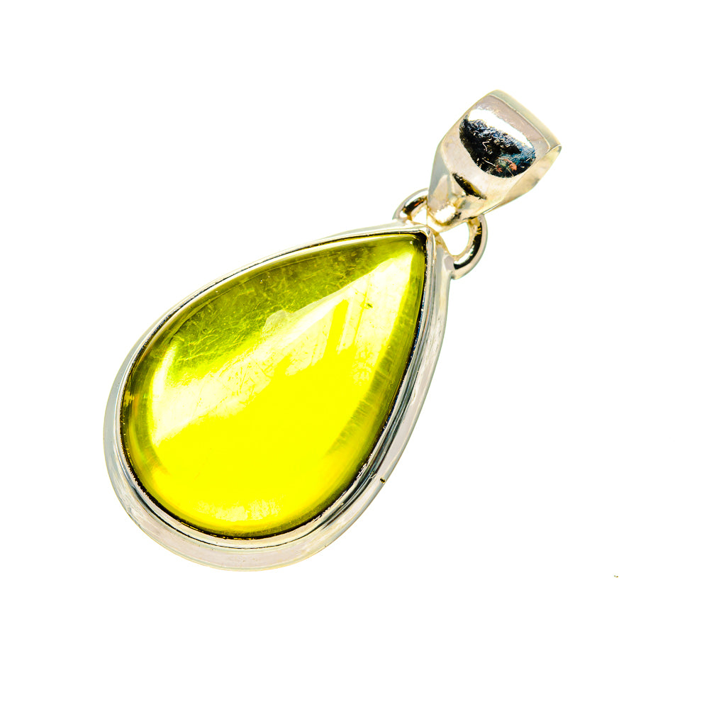 Olive Quartz Pendants handcrafted by Ana Silver Co - PD746143
