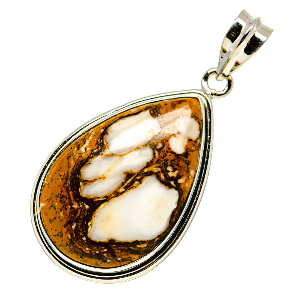 Peanut Wood Jasper Pendants handcrafted by Ana Silver Co - PD746350