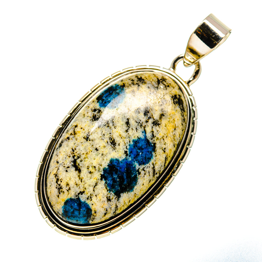 K2 Blue Azurite Pendants handcrafted by Ana Silver Co - PD746416