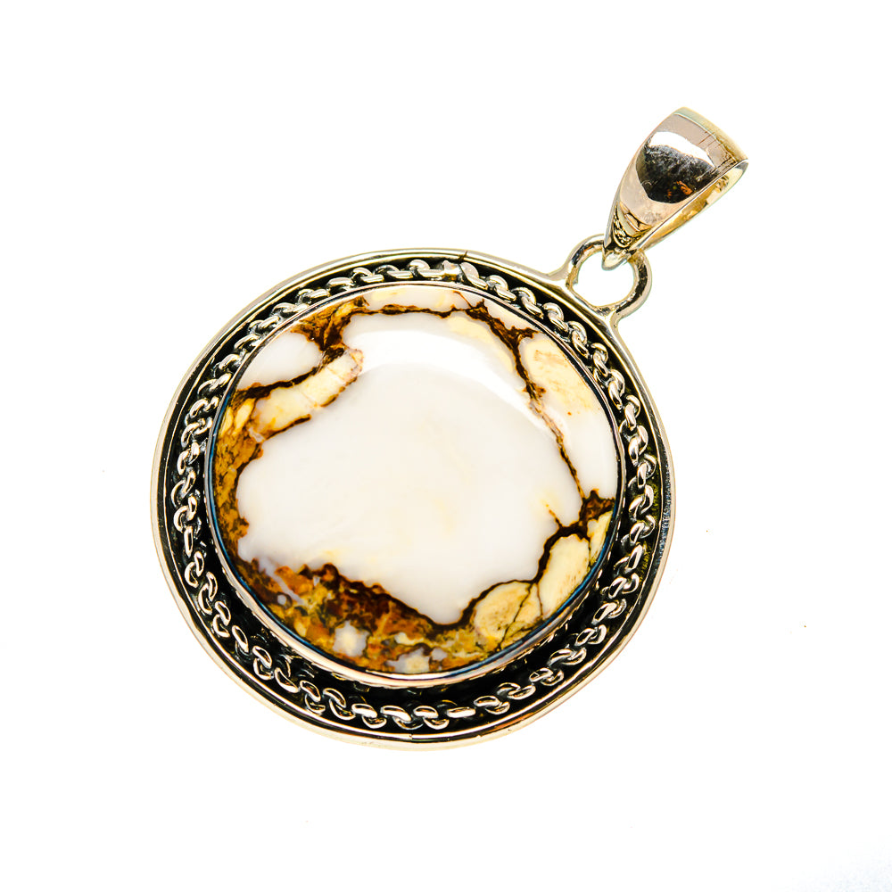 Peanut Wood Jasper Pendants handcrafted by Ana Silver Co - PD746517