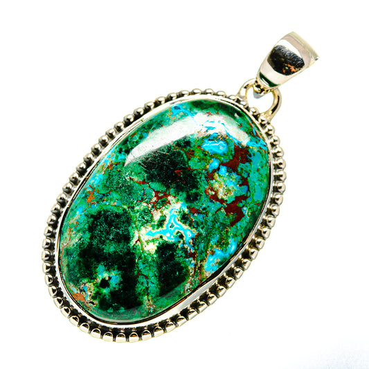 Chrysocolla Pendants handcrafted by Ana Silver Co - PD746529