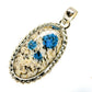 K2 Blue Azurite Pendants handcrafted by Ana Silver Co - PD746531