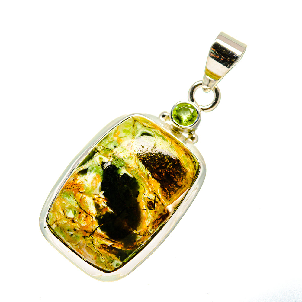 Australian Green Opal Pendants handcrafted by Ana Silver Co - PD746538