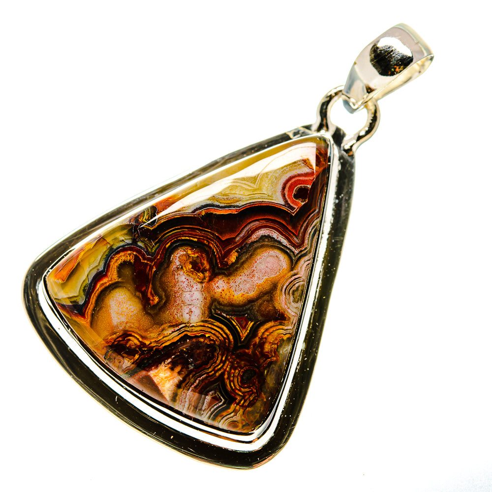 Crazy Lace Agate Pendants handcrafted by Ana Silver Co - PD746540