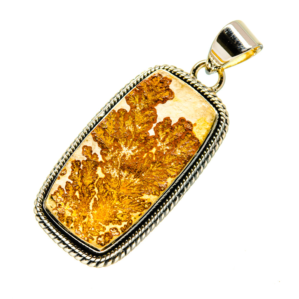 Germany Psilomelane Dendrite Pendants handcrafted by Ana Silver Co - PD746572