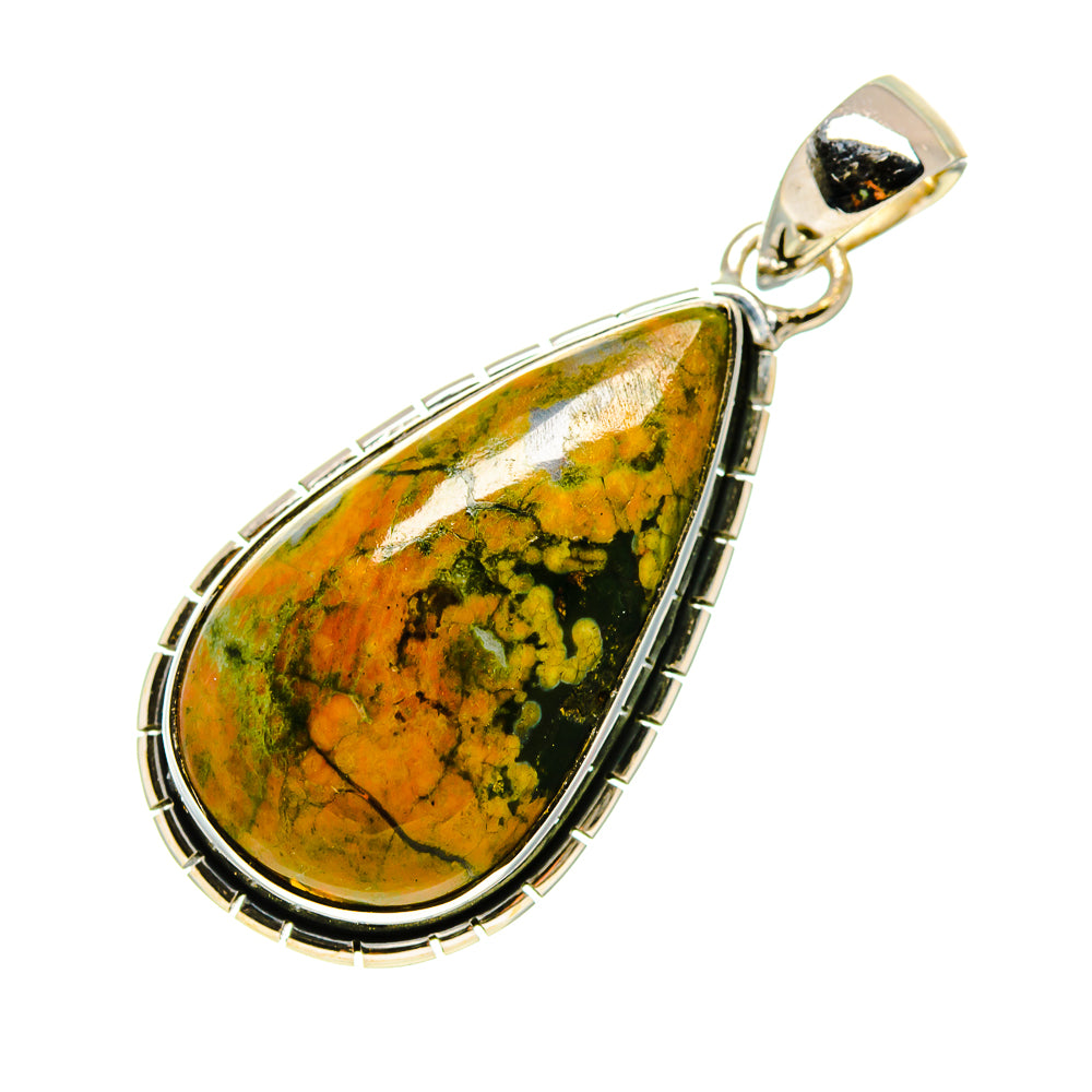 Rainforest Jasper Pendants handcrafted by Ana Silver Co - PD746589
