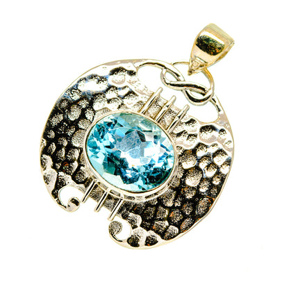 Blue Topaz Pendants handcrafted by Ana Silver Co - PD746632