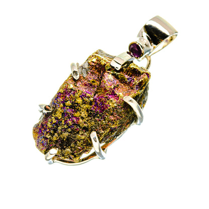 Titanium Druzy Pendants handcrafted by Ana Silver Co - PD746653