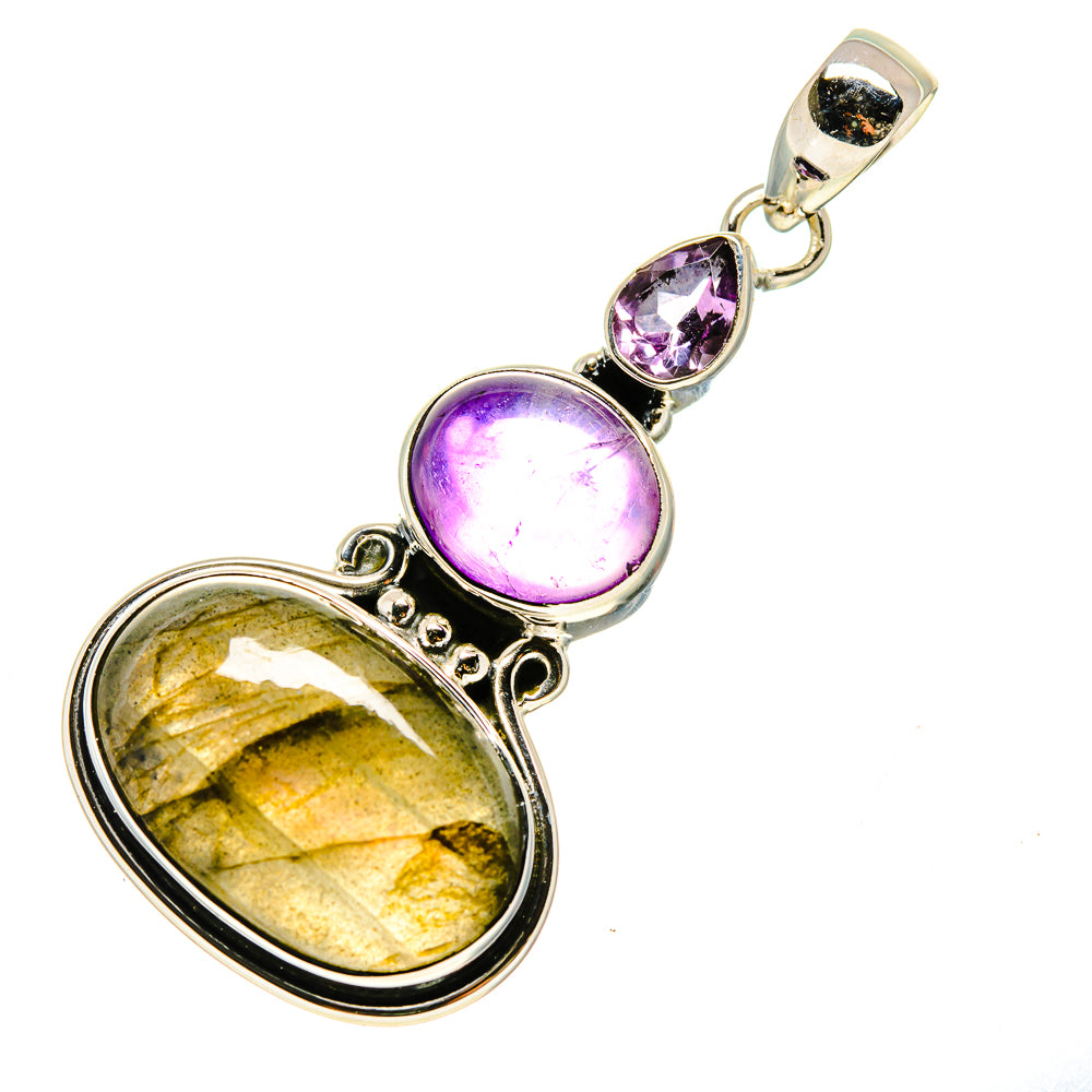 Labradorite Pendants handcrafted by Ana Silver Co - PD746676