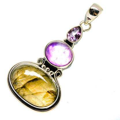 Labradorite Pendants handcrafted by Ana Silver Co - PD746676
