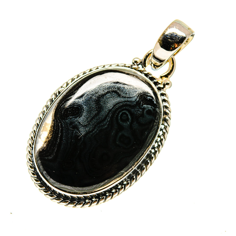 Psilomelane Pendants handcrafted by Ana Silver Co - PD746737