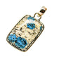 K2 Blue Azurite Pendants handcrafted by Ana Silver Co - PD746769