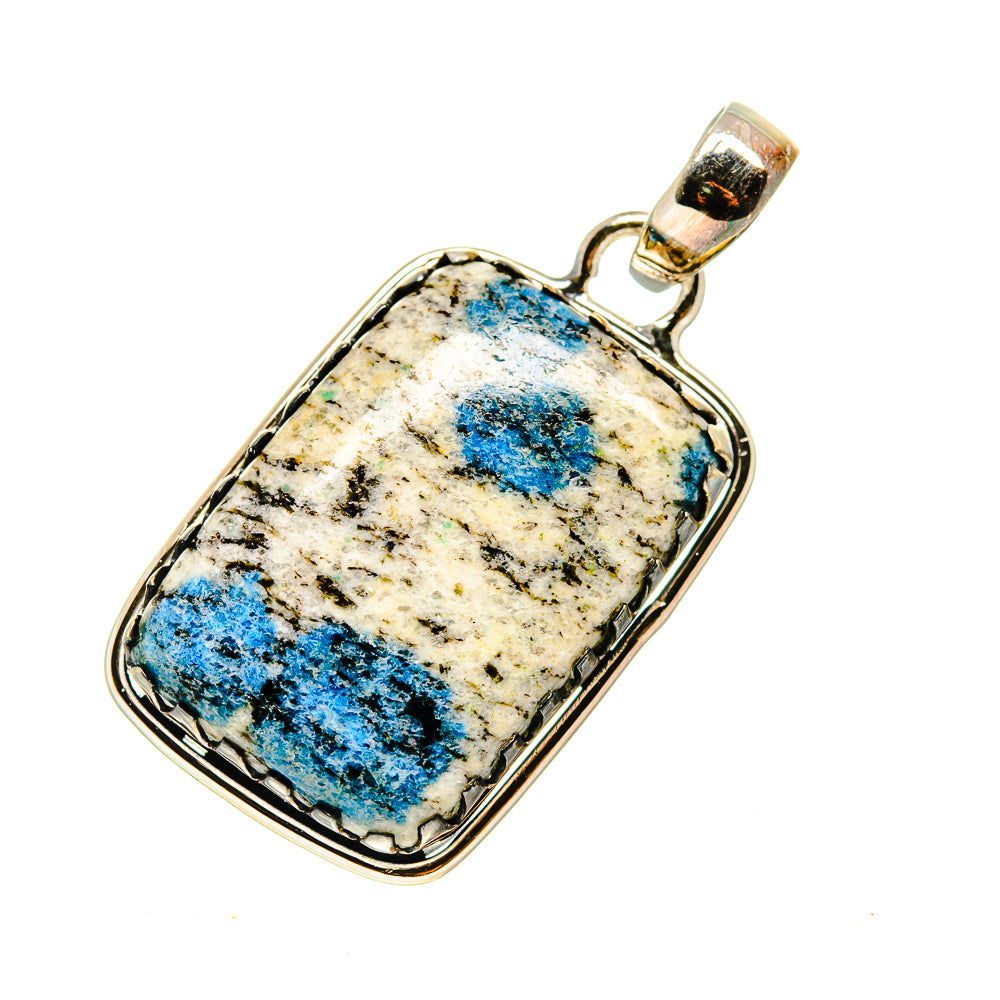 K2 Blue Azurite Pendants handcrafted by Ana Silver Co - PD746769