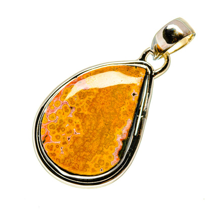 Ocean Jasper Pendants handcrafted by Ana Silver Co - PD746803 - Photo 2