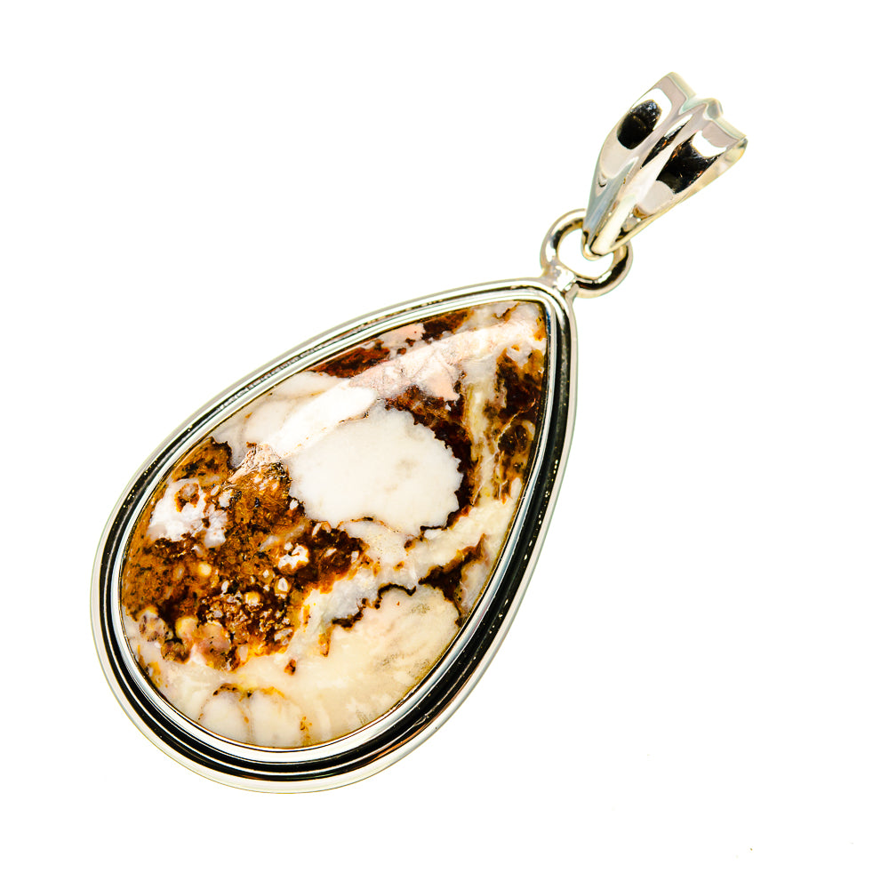 Peanut Wood Jasper Pendants handcrafted by Ana Silver Co - PD746833