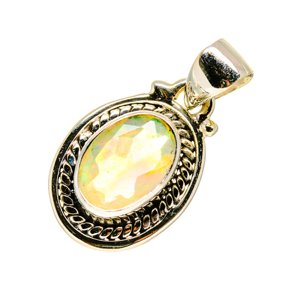 Ethiopian Opal Pendants handcrafted by Ana Silver Co - PD746856