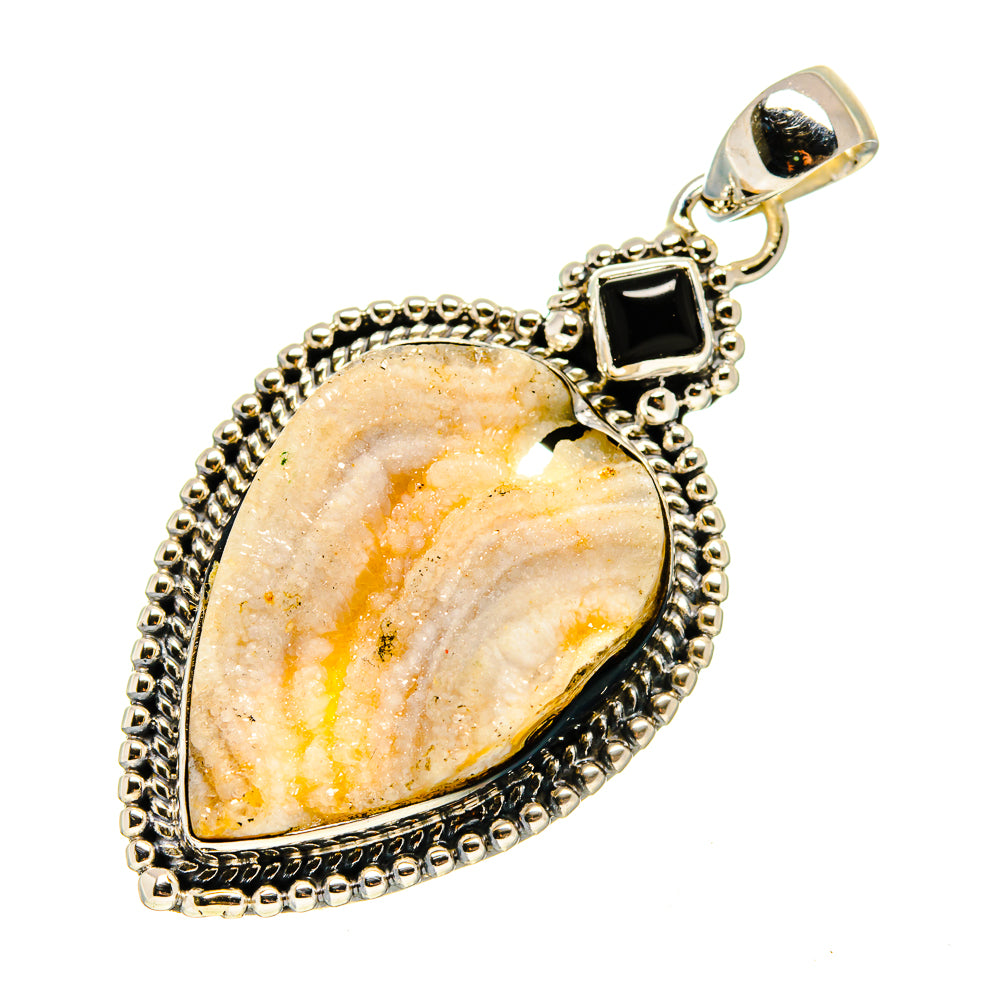 Desert Druzy Pendants handcrafted by Ana Silver Co - PD746869