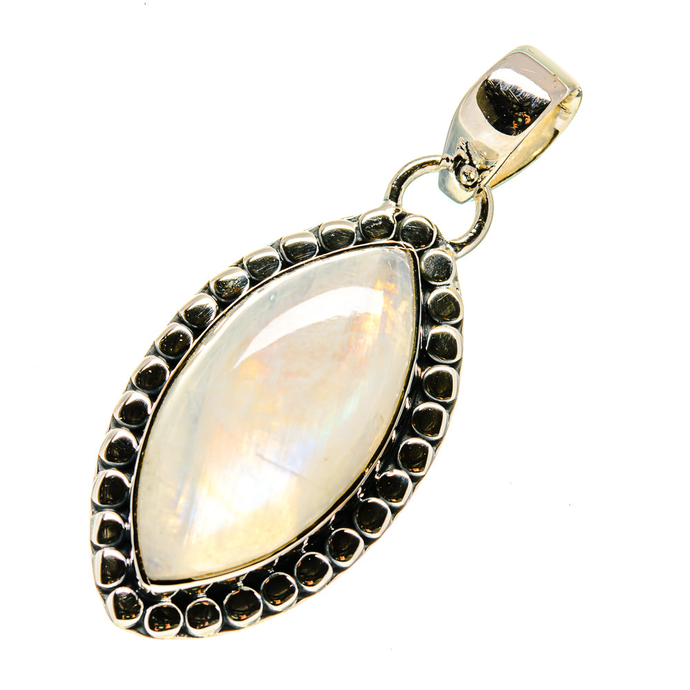 Rainbow Moonstone Pendants handcrafted by Ana Silver Co - PD746954