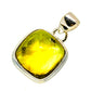 Olive Quartz Pendants handcrafted by Ana Silver Co - PD747145