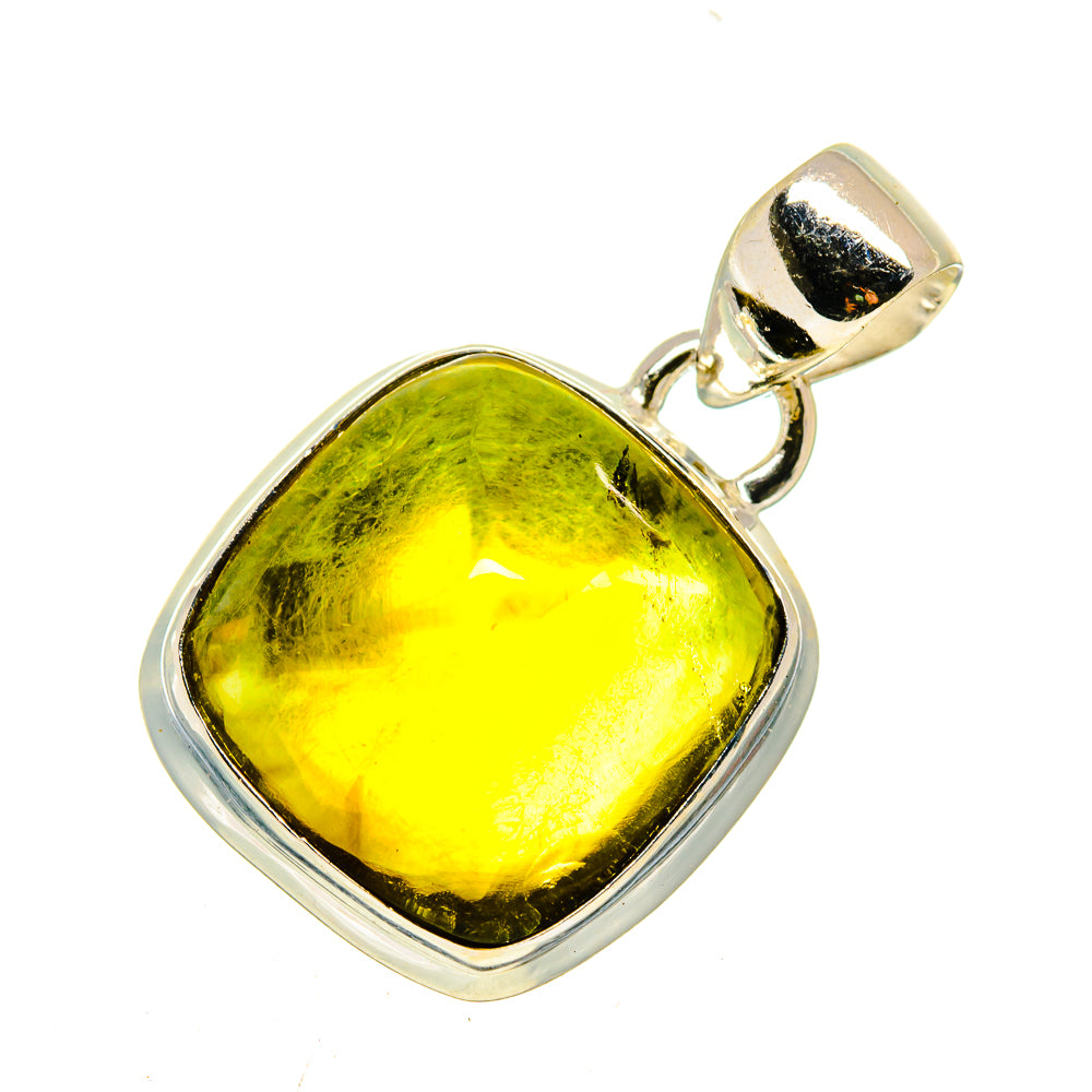 Olive Quartz Pendants handcrafted by Ana Silver Co - PD747145