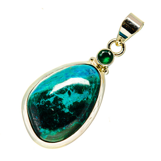 Chrysocolla Pendants handcrafted by Ana Silver Co - PD747176
