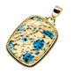 K2 Blue Azurite Pendants handcrafted by Ana Silver Co - PD747213