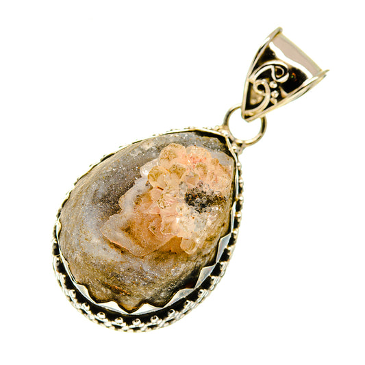Citrine Crystal Pendants handcrafted by Ana Silver Co - PD747234
