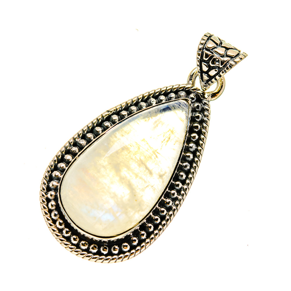 Rainbow Moonstone Pendants handcrafted by Ana Silver Co - PD747270