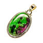 Ruby Zoisite Pendants handcrafted by Ana Silver Co - PD747271