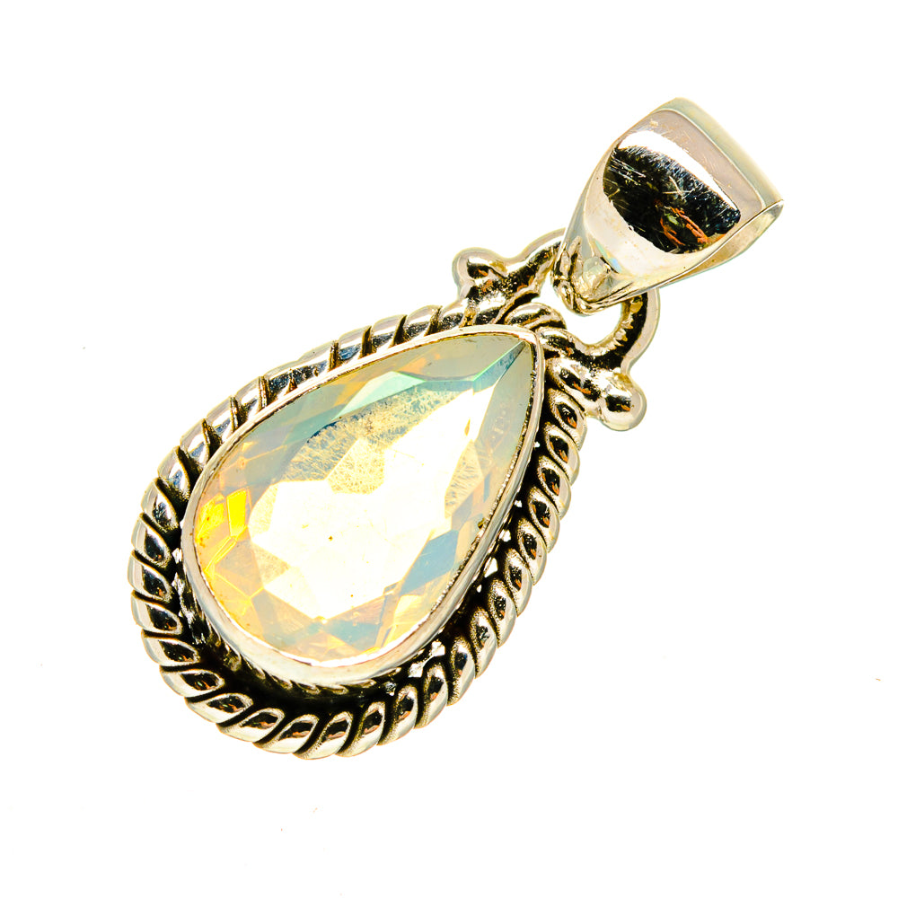 Ethiopian Opal Pendants handcrafted by Ana Silver Co - PD747286