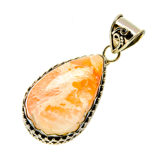 Scolecite Pendants handcrafted by Ana Silver Co - PD747295