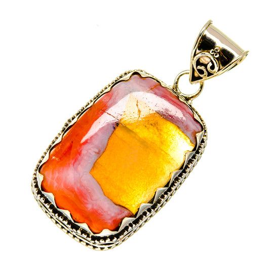 Pink Agate Pendants handcrafted by Ana Silver Co - PD747301