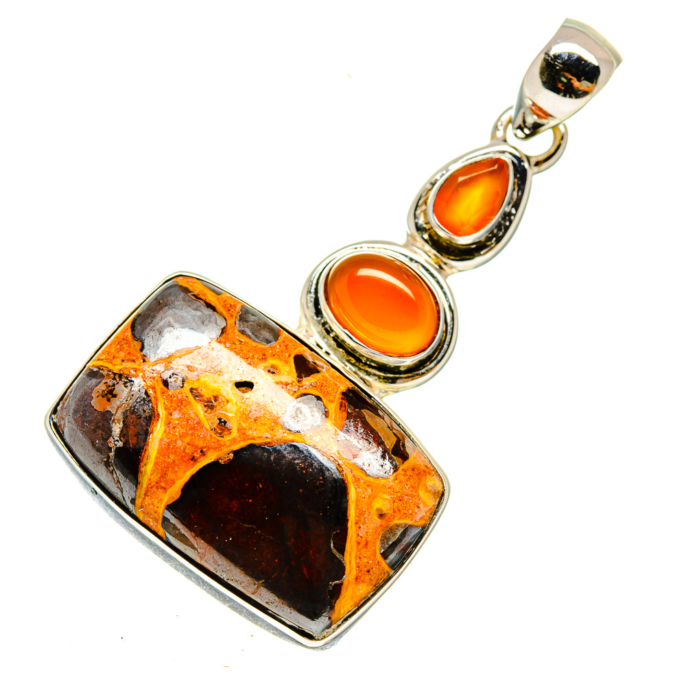 Chert Breccia Pendants handcrafted by Ana Silver Co - PD747359