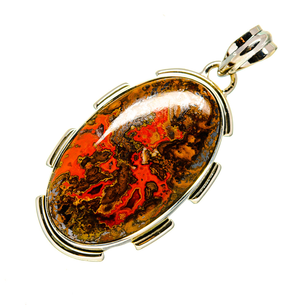 Moroccan Agate Pendants handcrafted by Ana Silver Co - PD747375