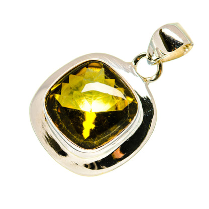 Olive Quartz Pendants handcrafted by Ana Silver Co - PD747398