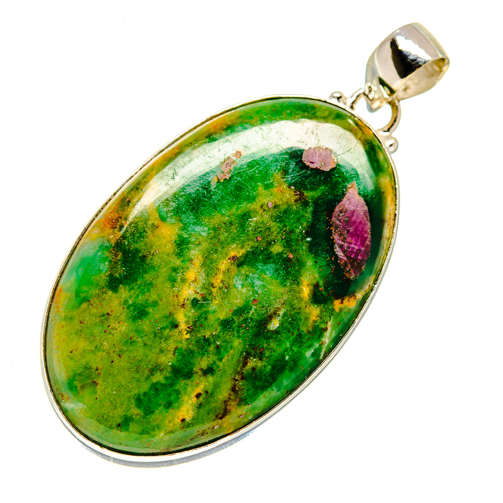 Ruby Fuchsite Pendants handcrafted by Ana Silver Co - PD747416