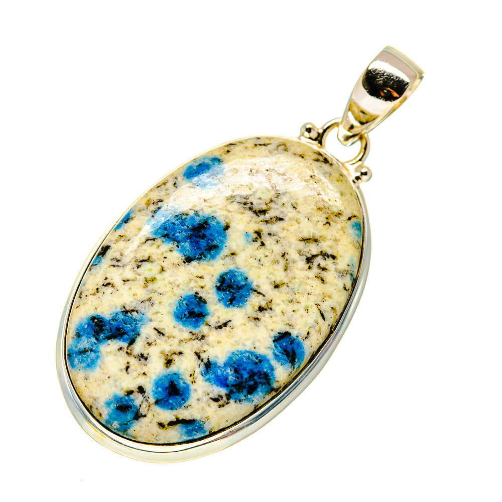 K2 Blue Azurite Pendants handcrafted by Ana Silver Co - PD747442