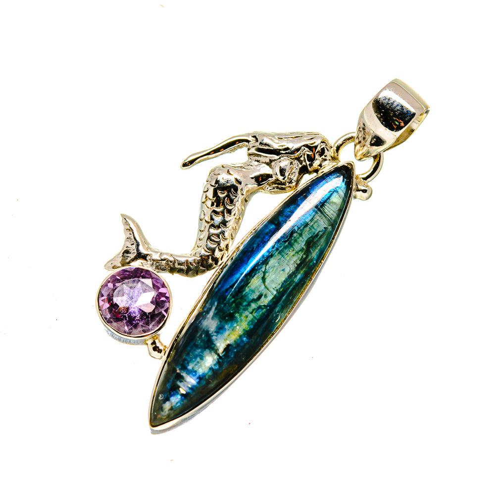 Kyanite Pendants handcrafted by Ana Silver Co - PD747487
