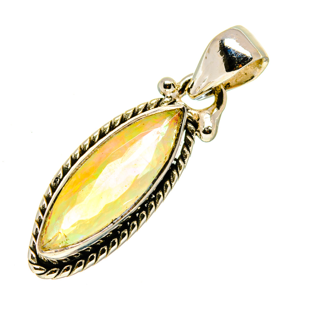Ethiopian Opal Pendants handcrafted by Ana Silver Co - PD747586