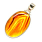 Orange Botswana Agate Pendants handcrafted by Ana Silver Co - PD747692