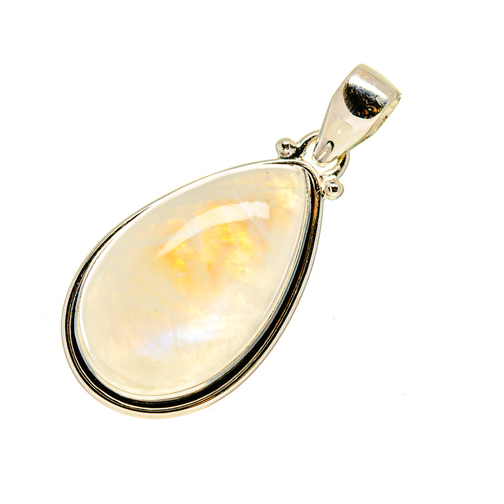 Rainbow Moonstone Pendants handcrafted by Ana Silver Co - PD747725