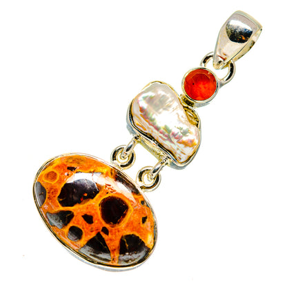 Chert Breccia Pendants handcrafted by Ana Silver Co - PD747864
